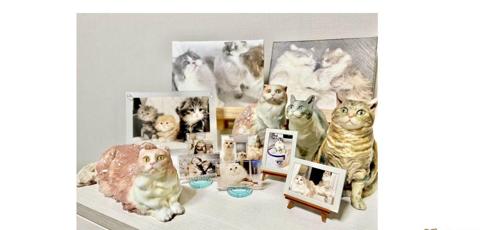 うちのこフィギュア 猫のフィギュア制作例